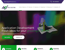 Tablet Screenshot of agileinfosolutions.com